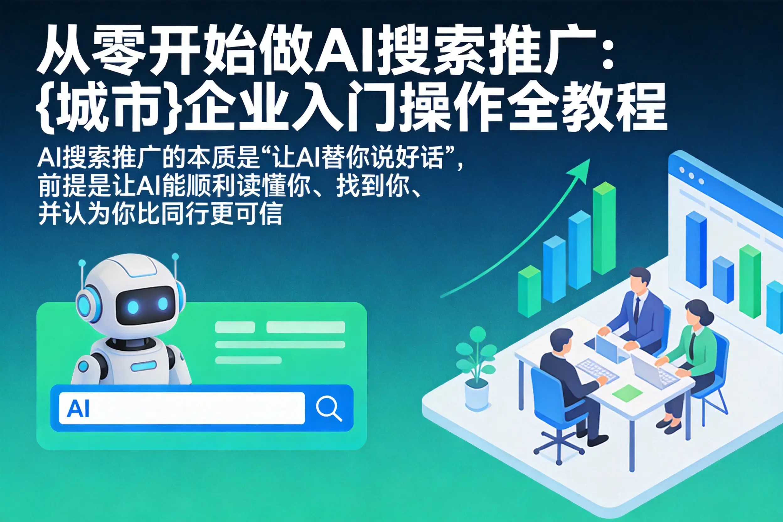 从零开始做AI搜索推广：鹿邑企业入门操作全教程